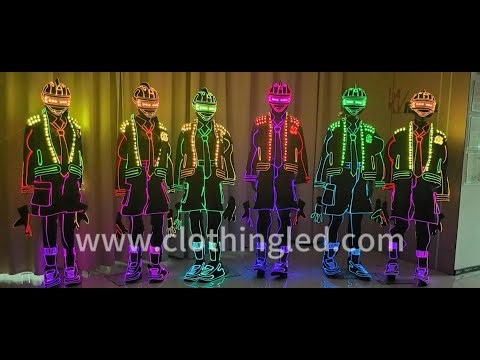 Glowing and cool dance costumes
