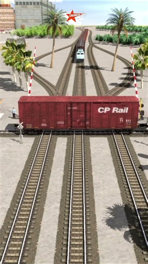 Kereta Api Antri Melintasi Rel Dan Goyang Ular India #train #indianrailways #railway #railroad