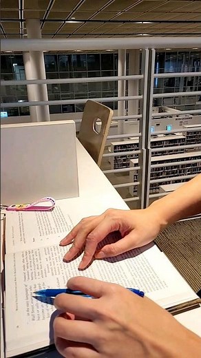 ASMR Study With Me At The Library 📖 #studymotivation