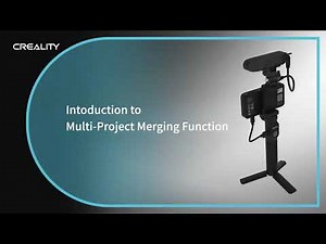 Creality Scan | How to use the latest software function- Multi-Project Merging Function