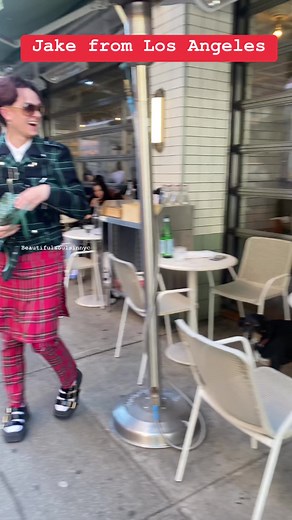 1.6M views · 10K reactions | Jake from Los Angeles had the best outfit during Fashion Week. #fashionphotography #streetphotography #fyp #viral #goodvibesonly #colorful #art #fashion #model #runwaymodel #influencer #fashionmodel #fashionblogger #soho #losangeles | Luc A Menard | Facebook