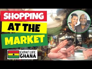 Ghana Market Tour (Shopping at an African Market) Getting Groceries in Africa