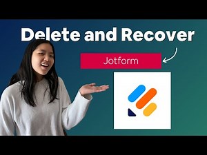 How to Delete and Recover Submissions on Jotform | Data Collection Guide 2022