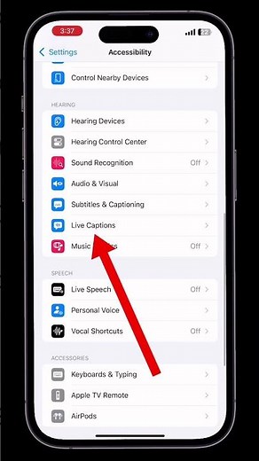 How To Use Live-Captions on iPhone #caption #iphonetricks