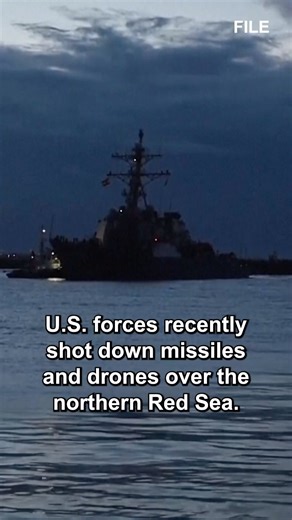 1.2K views · 112 reactions | Navy destroyer shoots down missiles and drones in Red Sea. | Navy Times | Facebook