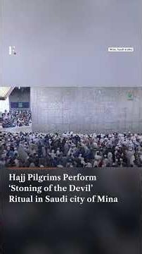 Hajj Pilgrims Perform ‘Stoning of the Devil’ Ritual in Saudi city of Mina | Subscribe to Firstpost