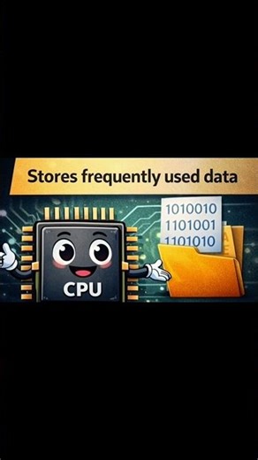 Secret Behind Computer Speed 🤯 | Cache Memory #YouTubeShorts # india