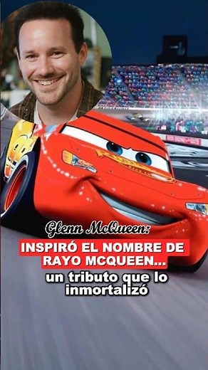 Rayo McQueen fue un homenaje a Glenn McQueen animador de Pixar #pixar #cars #rayomcqueen #animacion