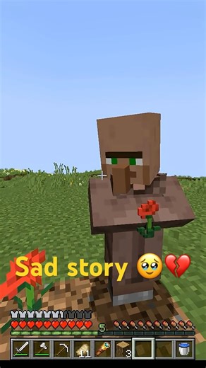 Minecraft villager sad story 😭