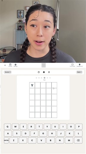 Stuck Early on a Wordie Puzzle — My PonderClub Play