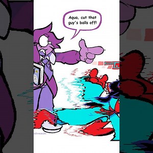 Deltarune: Seth & Aqua. Aqua, Cut That Guy's Balls Off! #deltarune #deltarunechapter5 #comics