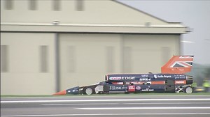 Bloodhound car attempts to beat land speed record