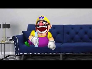 Wario dies from drinking Ferbreeze while watching the Super Mario Super show.mp4 (animated)