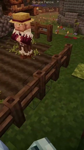 Potato Villager #minecraft #gaming #minecrafthardcore