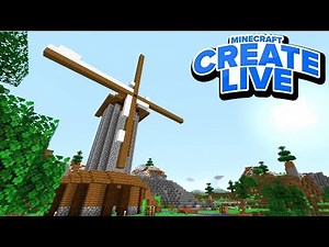 Giant Dam, Windmill & Much More! - Minecraft CREATE LIVE #02