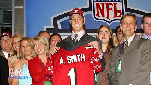 After a gruesome leg injury that almost called for amputation, Washington quarterback Alex Smith made a miraculous comeback this year. At the beginning of his career, though, Smith never thought he would be in the NFL. | Graham Bensinger