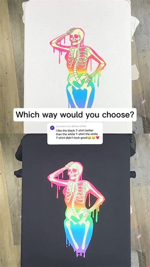 Which T-Shirt Color Is The SUPERIOR Screen Printing Method?