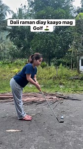 Sisiw raman diay kaayo mag Golf ⛳️ ! #fypシ゚ #golfers #highlightsシ゚ @highlight | Rowena Sague But