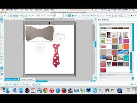How to Add a Glitter Fill to Silhouette Studio Designs/Text