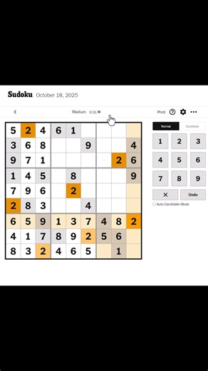 NYT Sudoku Answers Easy Medium Hard 18th October 2025 Today's Sudoku Solved https://revealthat.com/nyt-sudoku-answers-today/ | The Sudoku Player