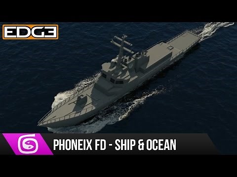 3Ds Max & Phoenix FD Tutorial - Ship in Ocean HD