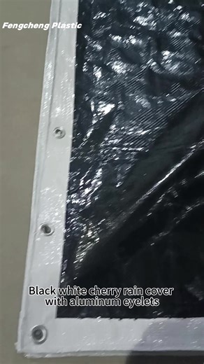 Reversible Black White Design for Superior Cherry and Grape Covers Orchard Rain Cover