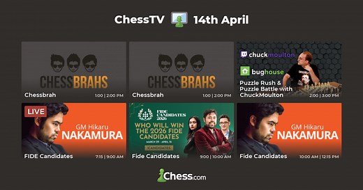 ChessTV - Chess Broadcast and Streaming Shows