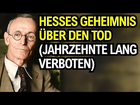 The forbidden interview with Hermann Hesse about life after death, which every older person shoul...