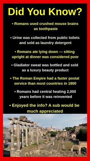 Things About Ancient Rome That Will Shock You 🏛️😱