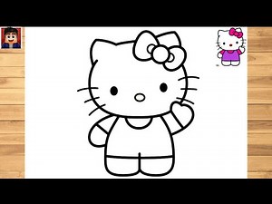 How to Draw Hello Kitty - Step By Step Easy