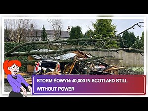 Storm Éowyn: 40,000 in Scotland Still Without Power