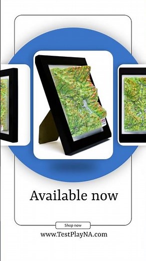 Yellowstone National Park 3D Raised Relief Map