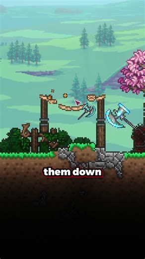 AWESOME Clothing Line Trick in Terraria #terraria #terrariabuild #shorts