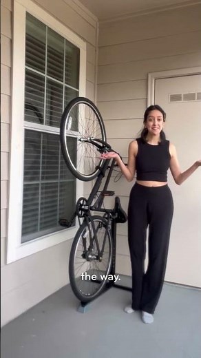 The Smartest Way to Store a Bike - Bike Nook Storage Hack #bike #storagesolutions #homehacks