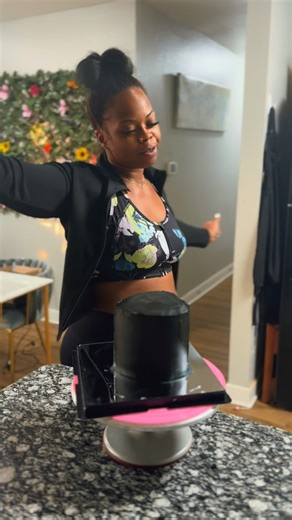 Infinity Sweetz LLC on Instagram: "Creating my own income, doing what I love, having fun, and getting paid for it. Proof that passion pays ✨ Happy 13th birthday Ka’Onna 🖤🩷 Custom Burn Away Cakes available at https://bakesy.shop/b/infinity-sweetz Road to 1k followers 👣 Don’t forget to FOLLOW, like, comment, repost, and, share. Thank you sweetiez 🫶🏽💋. #foryoupage #explorepage✨ #cakes #dmvcakes #fyp #fypシ #trendingcakes #explore #cakeoftheday #heartcake #cakedecorater #burnawaycake #cakedecor