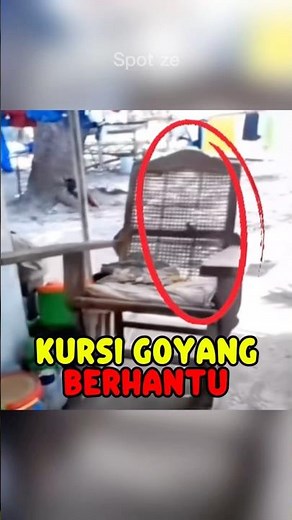 KURSI GOYANG BERHANTU #shorts #horror #misteri #hantu #penampakan