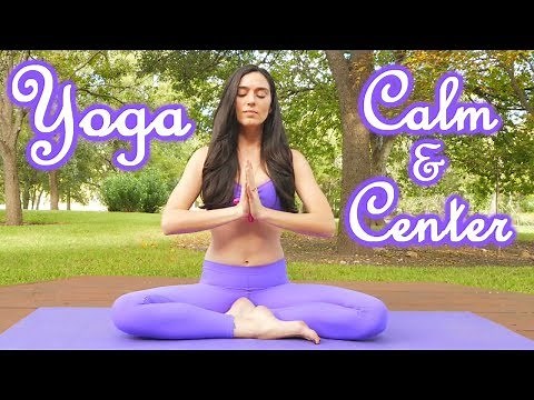 Feel Calm & Centered in Just 10 Minutes ♥ Relaxing Yoga for Neck Pain & Stress, Julia Marie