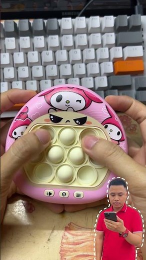 MY MELODY RABBIT Pop It Electronic Game Toy #popit #fidget #game #toys #hoacon #popitgame