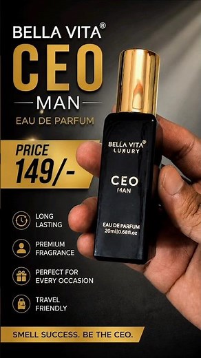 Bellavita CEO MAN Perfume Review 20 ML | Best Perfume for Men under 200 | Bella Vita Perfume Review