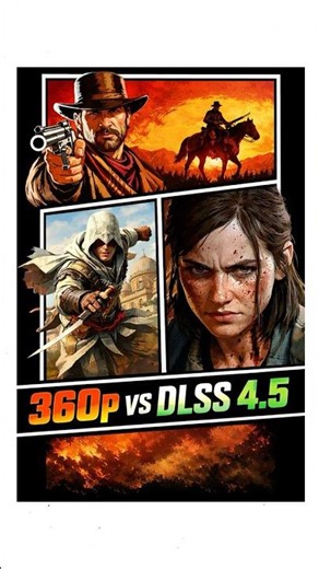 360p vs DLSS 4.5 || This Should Be Illegal