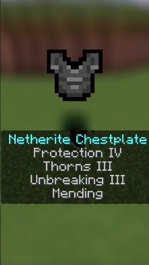 World's Best Armor in Minecraft 🔥🛡️ Full Max Enchantments! #shorts