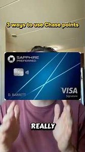 3 easy Chase Sapphire Preferred sweet spots ✈️💳 #chasepoints #travelhacks