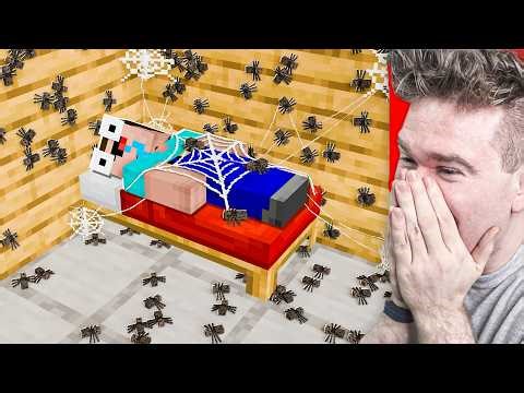 PLAGA PAJĄKÓW PRANK NA WIDZU | Minecraft Extreme