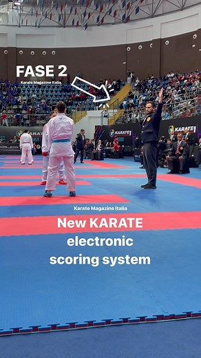 110K views · 32 reactions | New Karate electronic scoring system! Fase 1 point Fase 2 To give | Karate Magazine Italia | Facebook