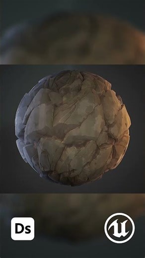 Sea Side Cliff Texture | Substance Designer #gamedev #stylized #texture