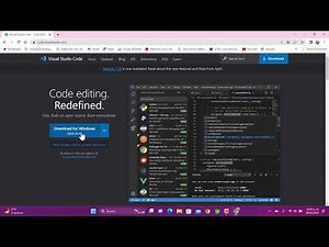 Descarga e Instalación de Visual Studio Code para windows 11