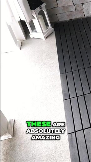 Deck Tiles: EASY Install & Transform Your Space Instantly! #shorts