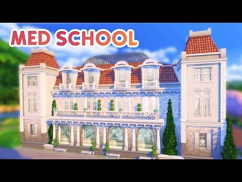 MED SCHOOL - University | Sims 4 Speed Build
