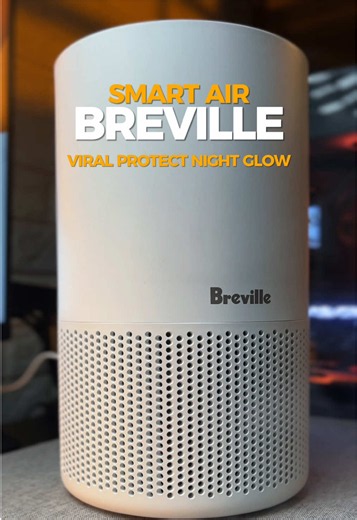 Breville Smart Air Viral Protect Night Glow — Air Purifier Compact dengan WiFi