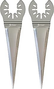 Pneumatic Air Windshield Knife Air Windshield Remover Sealant Cutter Blade for Auto Glass Glue Window Seal Cutter Car Windshield Windscreen Removal Tool (2-Pack)